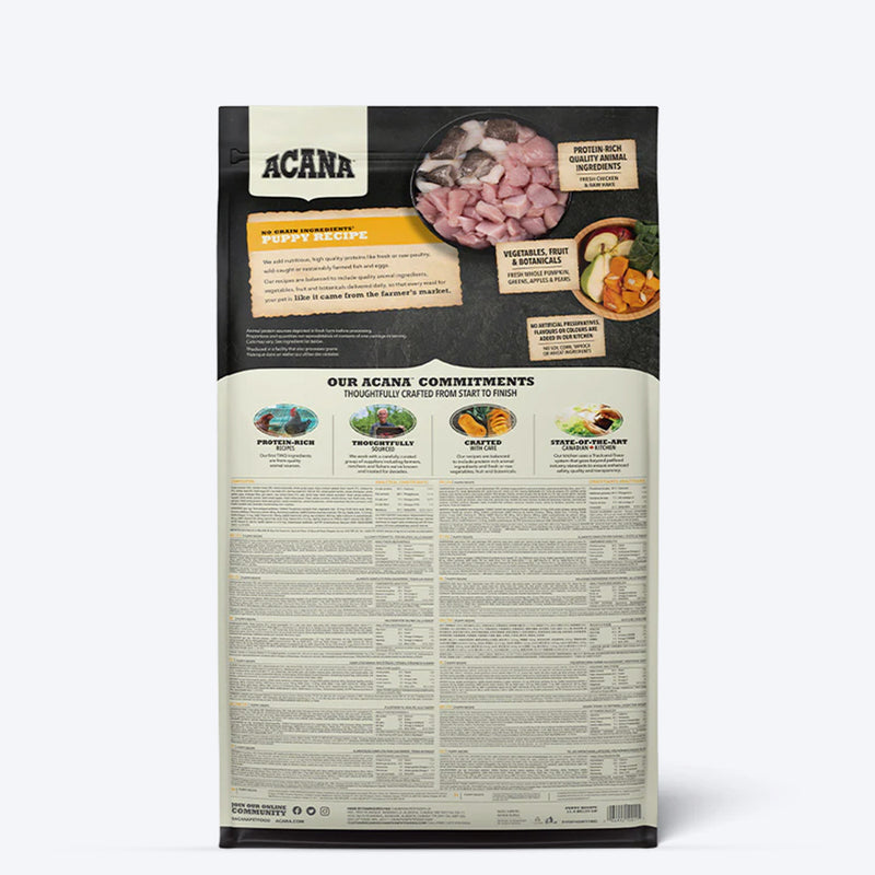 Acana Mini & Medium Breed Junior Dry Puppy Food - Heads Up For Tails
