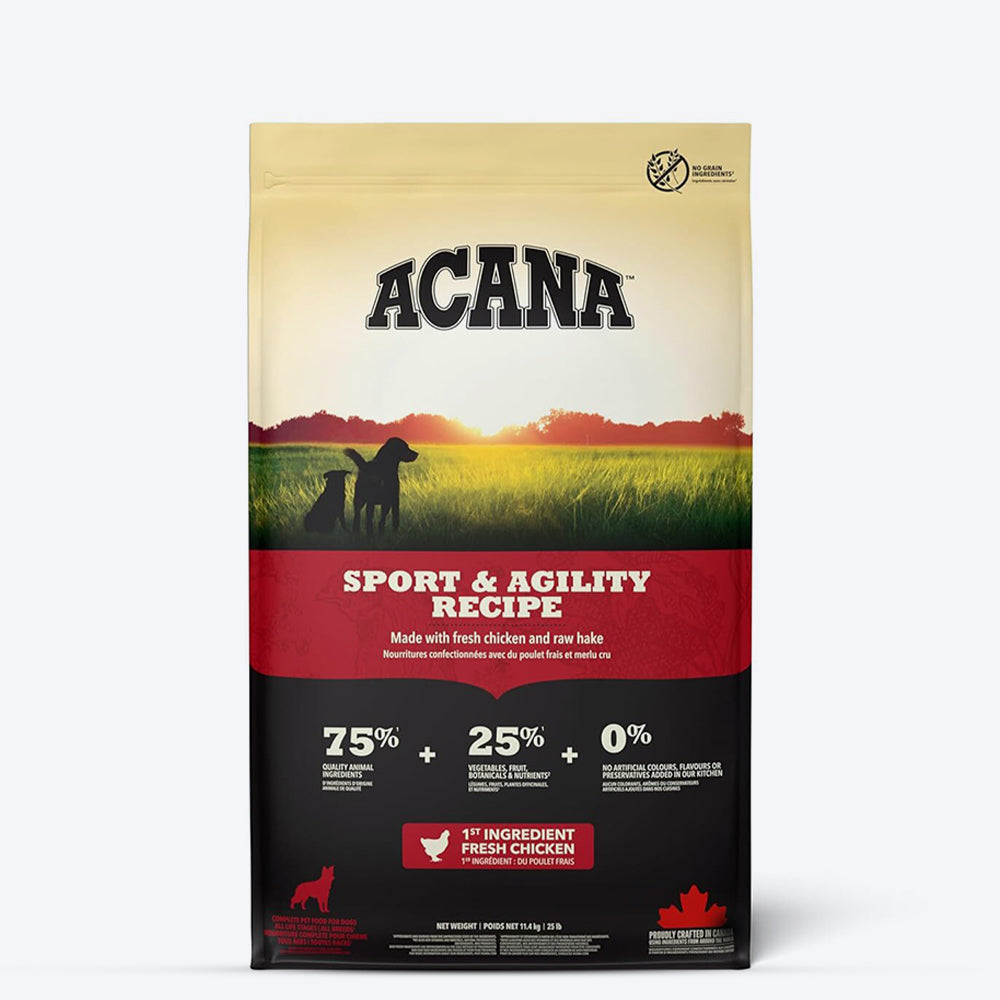 Acana Sport Agility Dog Food Heads Up For Tails