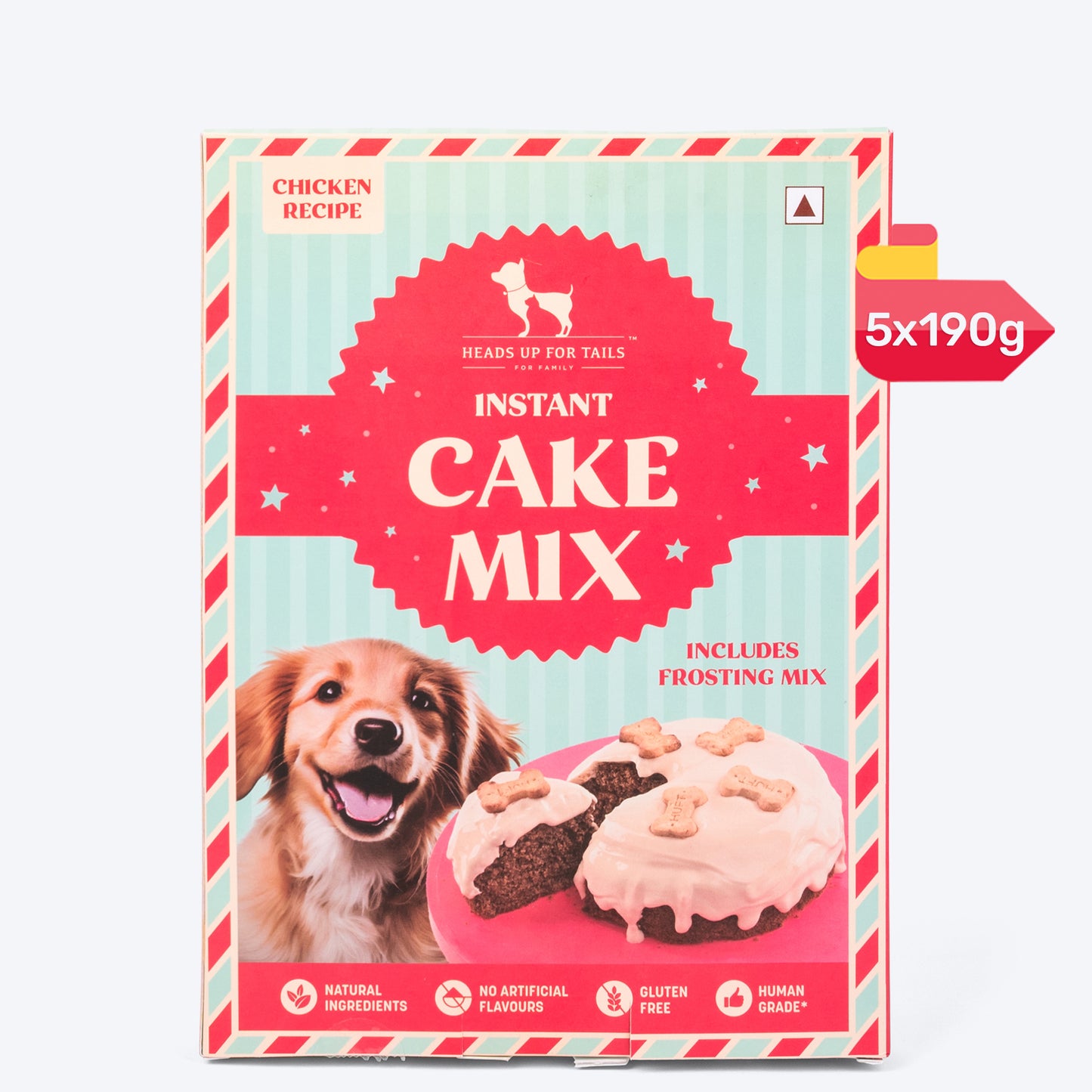 HUFT Instant Cake Mix for Dogs - 190 g - Heads Up For Tails