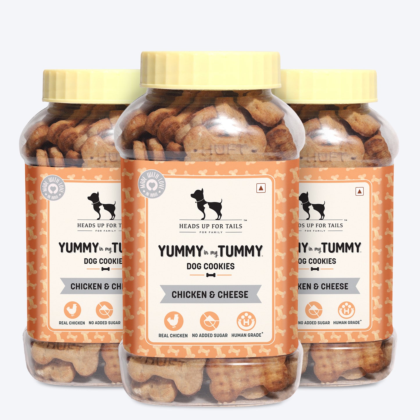 HUFT YIMT Chicken & Cheese Dog Biscuits - Heads Up For Tails
