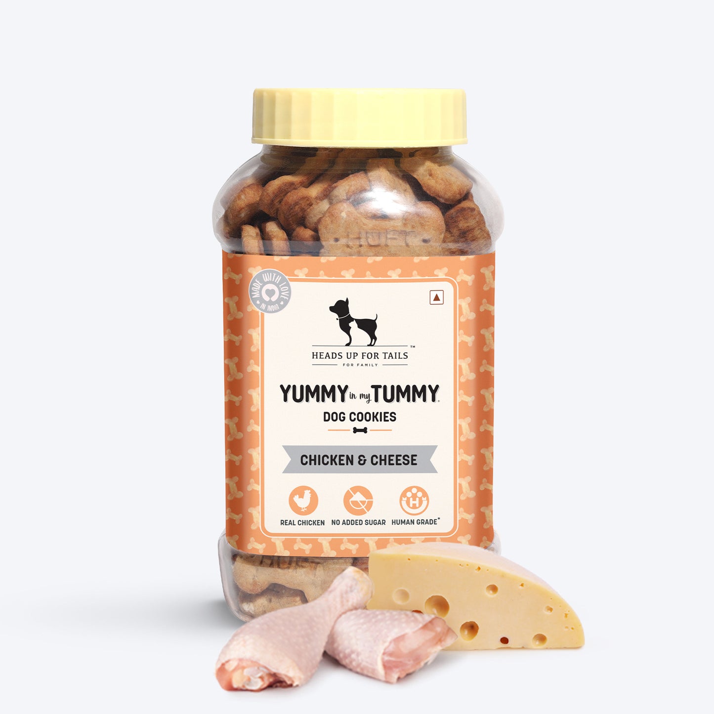 HUFT YIMT Chicken & Cheese Dog Biscuits - Heads Up For Tails
