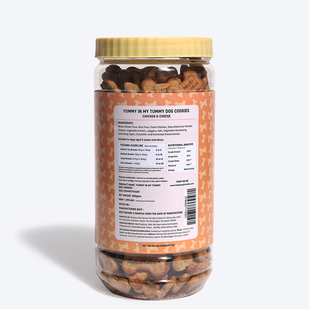HUFT YIMT Chicken & Cheese Dog Biscuits - Heads Up For Tails