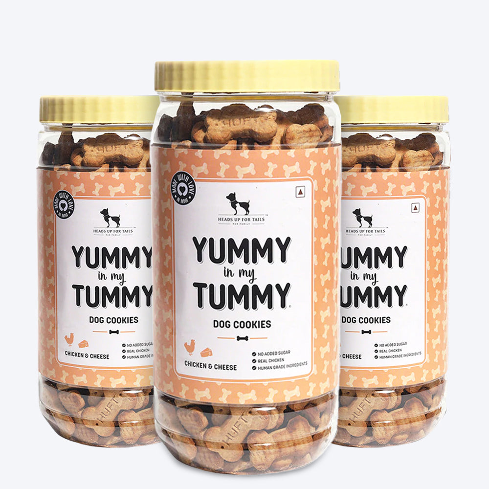 HUFT YIMT Chicken & Cheese Dog Biscuits - Heads Up For Tails