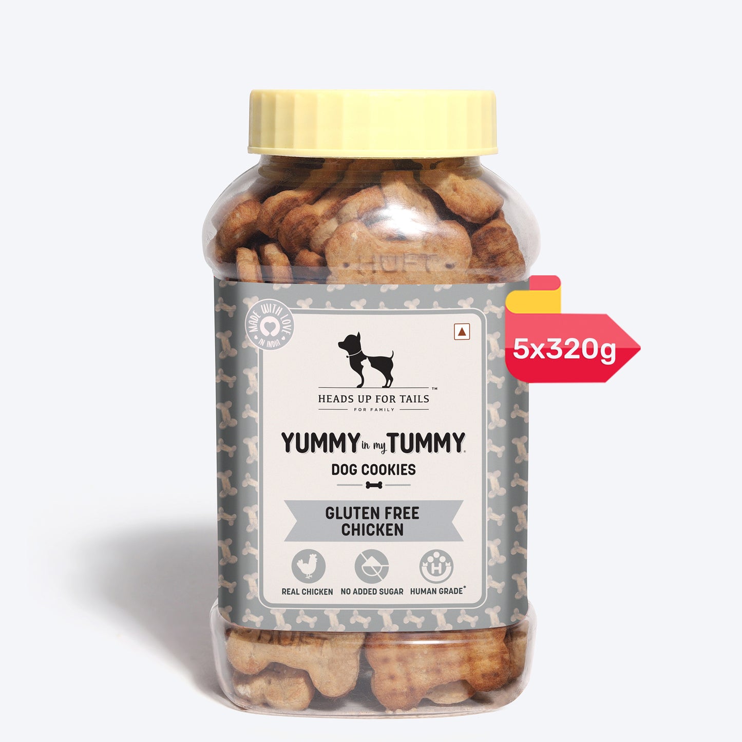 HUFT YIMT Real Chicken Dog Biscuits - Gluten Free - Heads Up For Tails
