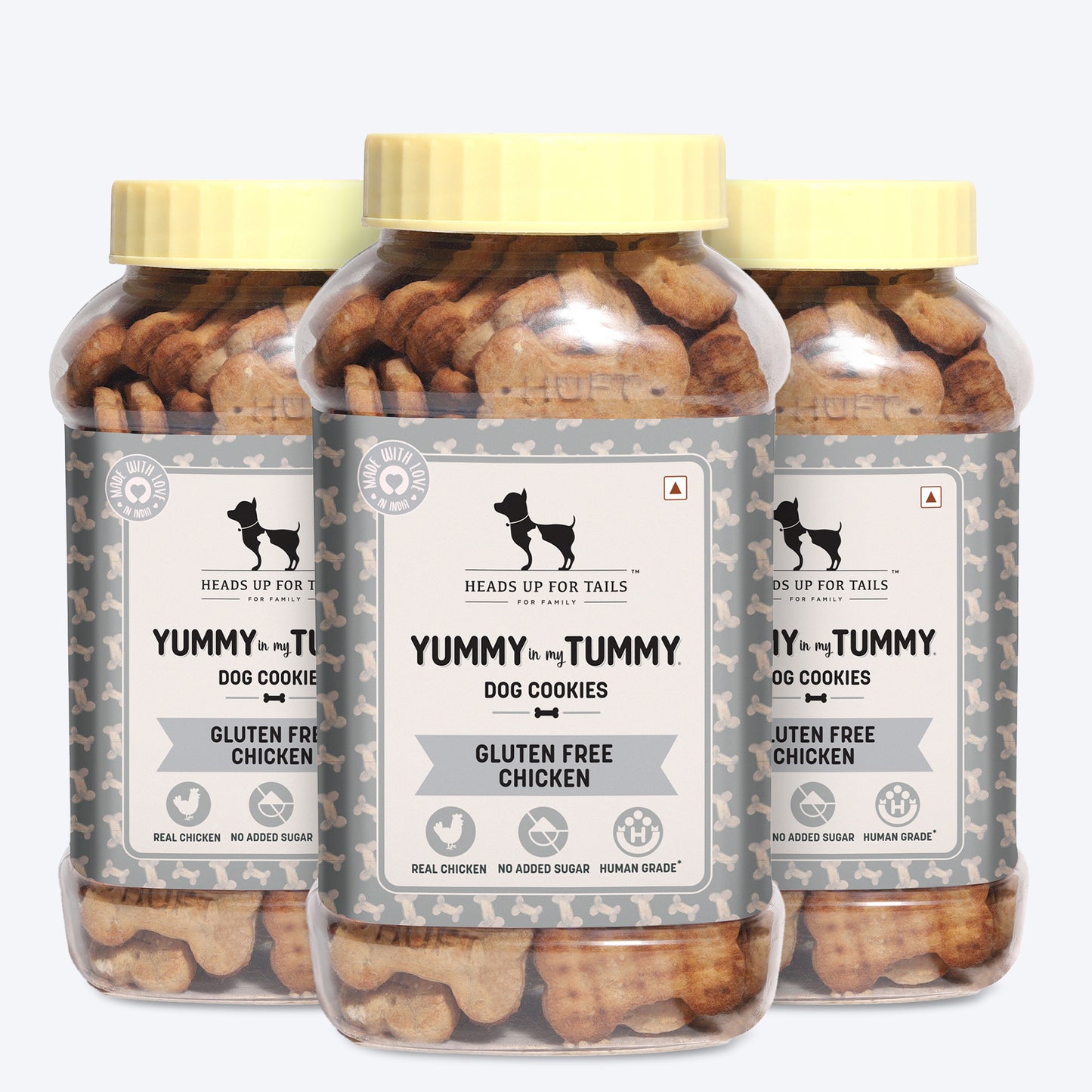 HUFT YIMT Real Chicken Dog Biscuits - Gluten Free - Heads Up For Tails
