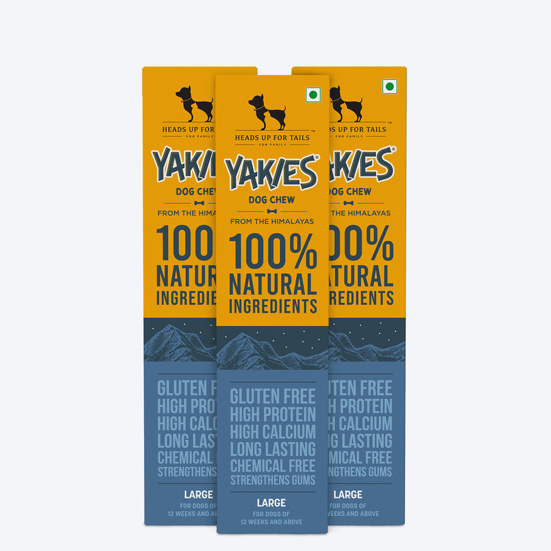 HUFT Yakies Vegetarian Natural Chew Bone - Old GS - Heads Up For Tails