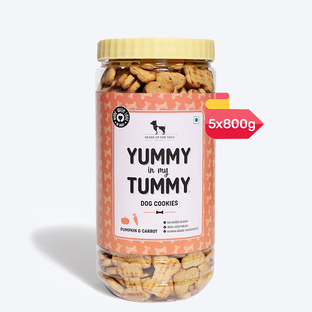 HUFT YIMT Pumpkin & Carrots Vegetarian Dog Biscuits - Heads Up For Tails