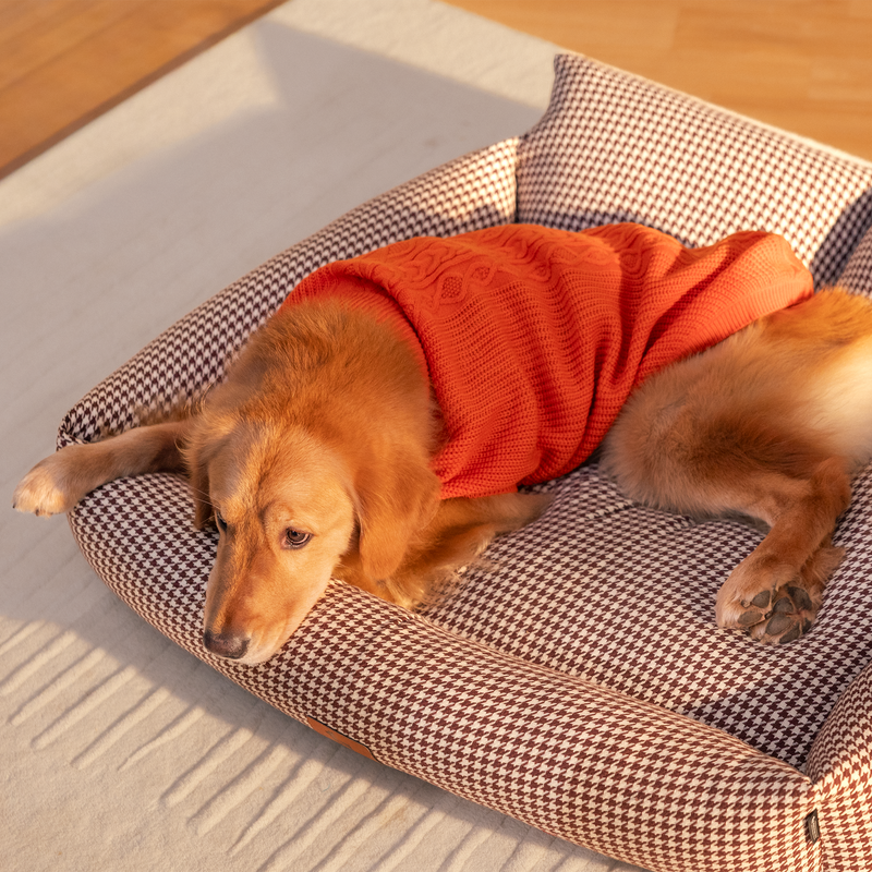HUFT Winter Spice Sweater For Dog - Orange - Heads Up For Tails
