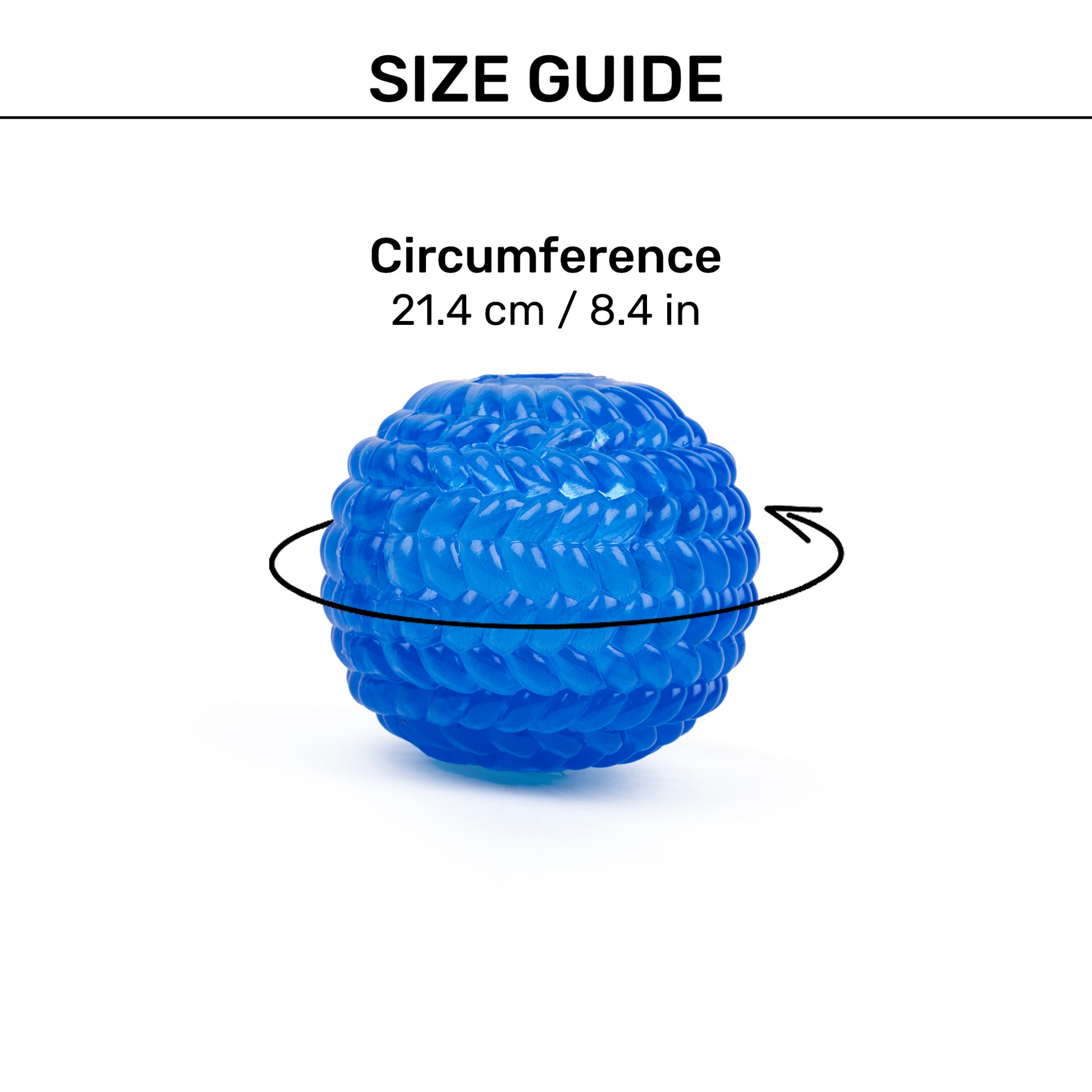 TLC Tyre Ball Chew Toy For Dog - Blue - Heads Up For Tails