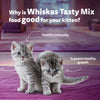 Whiskas Tasty Mix Seafood Cocktail With Carrot In Gravy Wet Food For Junior (2-12 Months) Kitten- 70 gm Pack - Heads Up For Tails