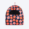 HUFT Flower Frenzy Tent Bed For Cat & Puppies - Navy - Heads Up For Tails