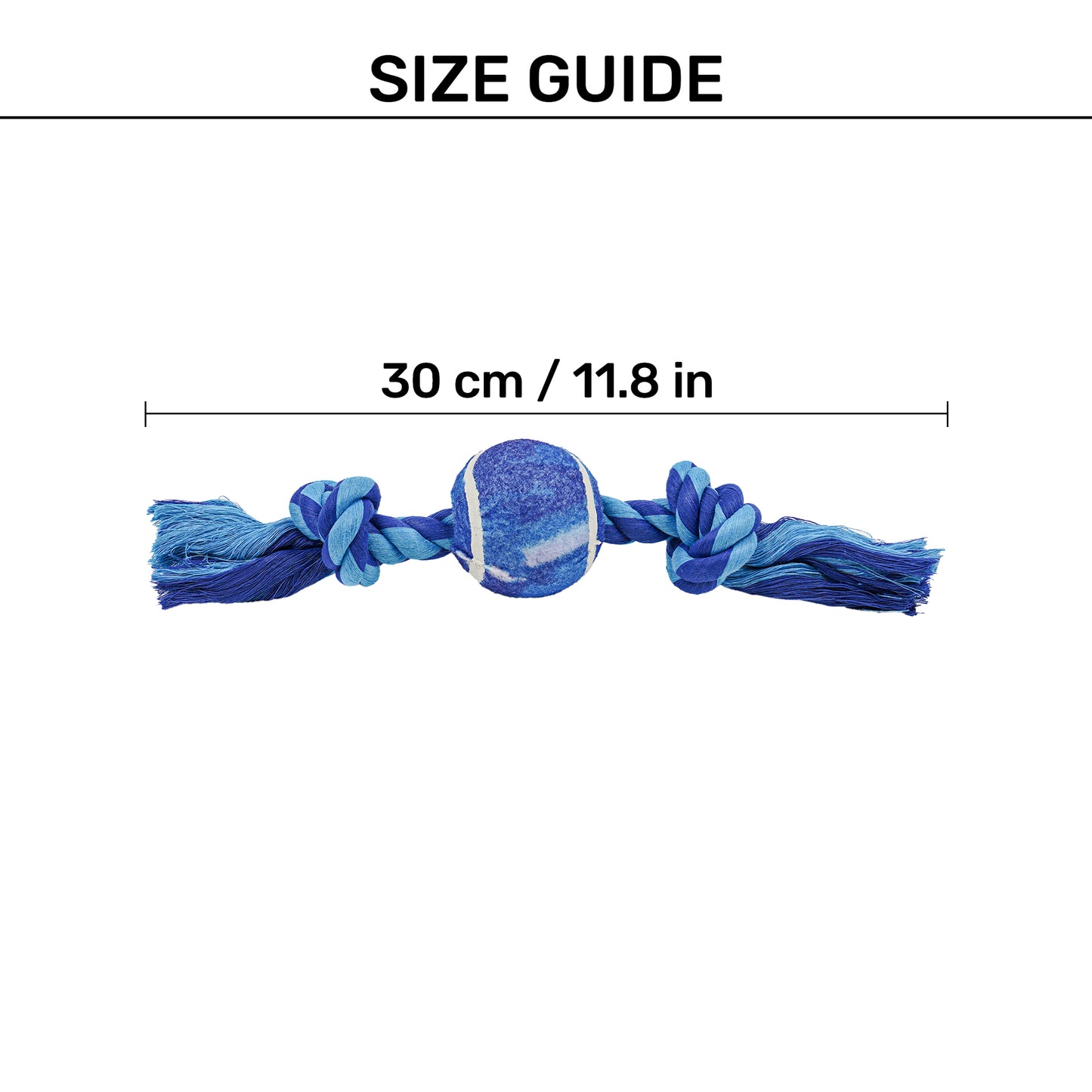 Dash Dog Toss & Tug Rope Toy For Dog - Navy Blue & Turquoise_05
