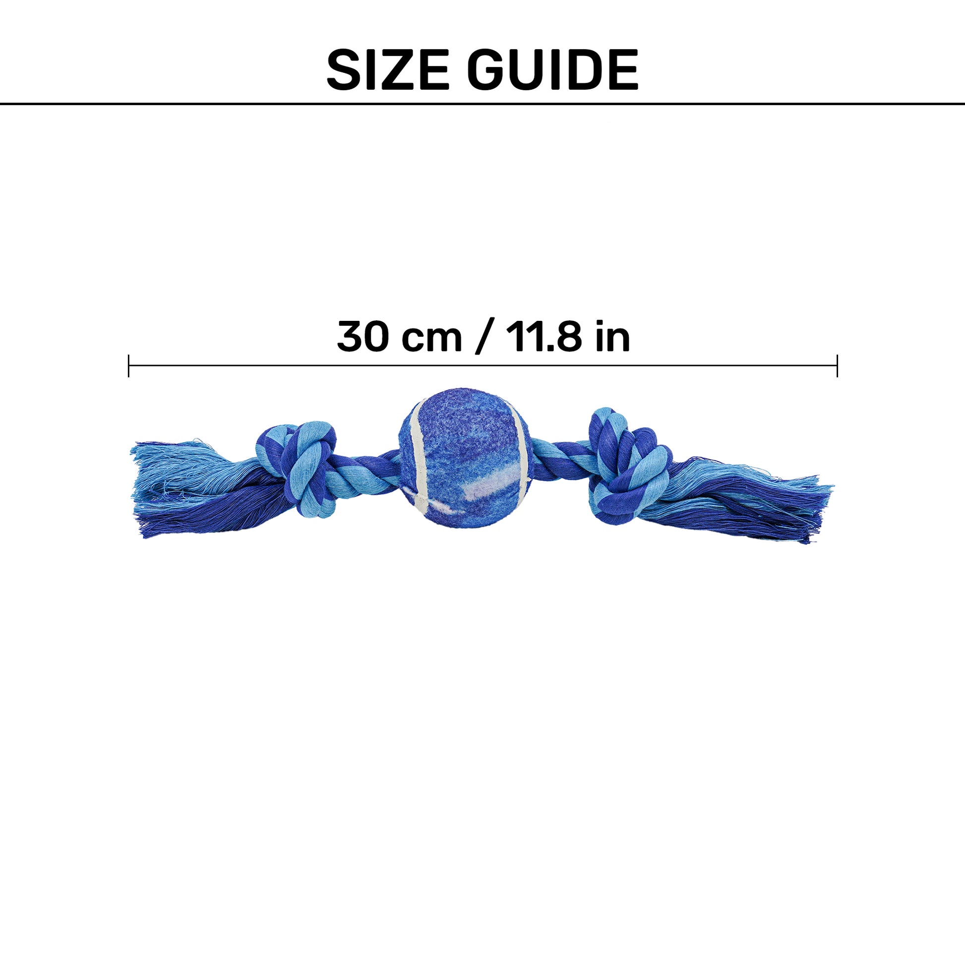 Dash Dog Toss & Tug Rope Toy For Dog - Navy Blue & Turquoise_05