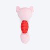 HUFT Squeaky Piggy Plush Toy For Dog - Pink - Heads Up For Tails