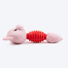 HUFT Squeaky Piggy Plush Toy For Dog - Pink - Heads Up For Tails