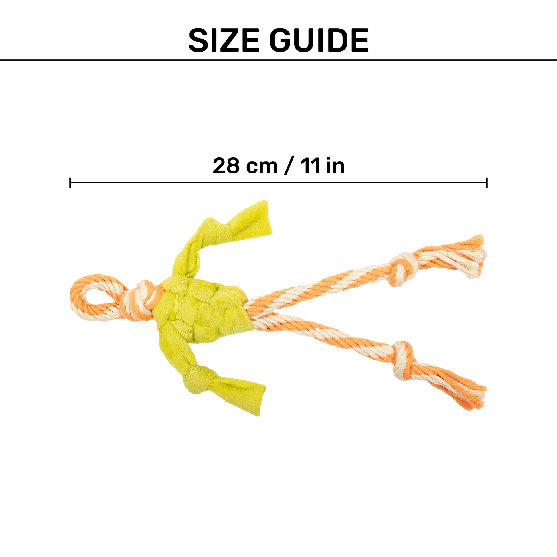 HUFT Chewbuds Mini Rope Toy for Puppies & Small Dogs - Multicolor_04