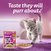 Whiskas Tasty Mix Chicken Tuna With Sweet Potato In Gravy Wet Food For Junior (2-12 Months) Kitten - 70 gm Pack - Heads Up For Tails