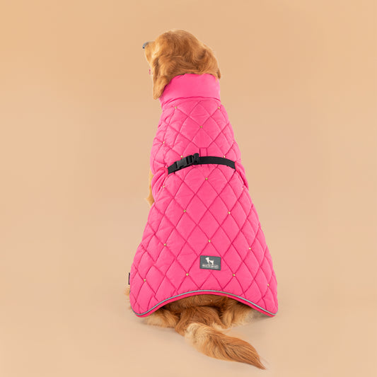 HUFT Starburst Snuggle Jacket For Dog - Pink