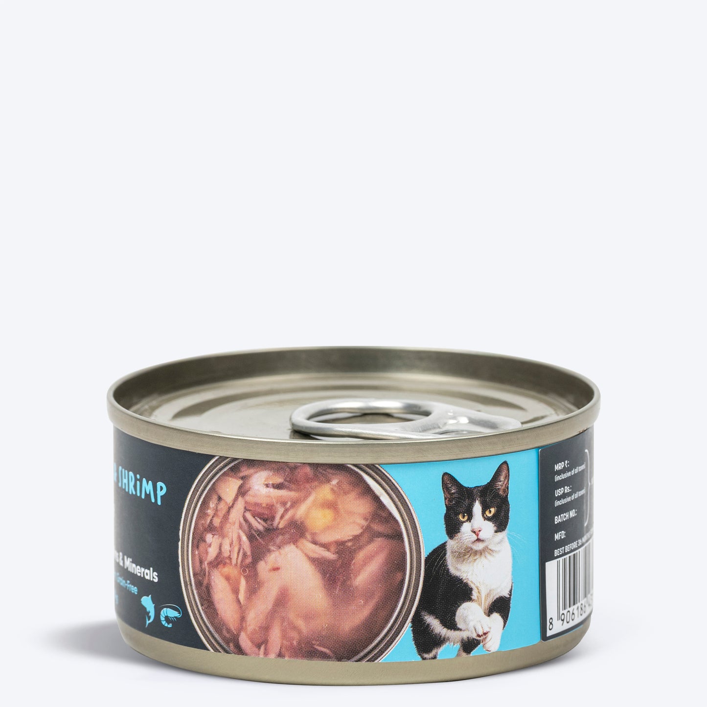 Meowsi by HUFT Tuna & Shrimp in Broth Canned Cat Wet Food - 80 gm - Heads Up For Tails