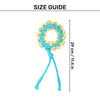 HUFT Chewsies Ring Rope Toy for Puppies & Small Dogs- Multicolor_04