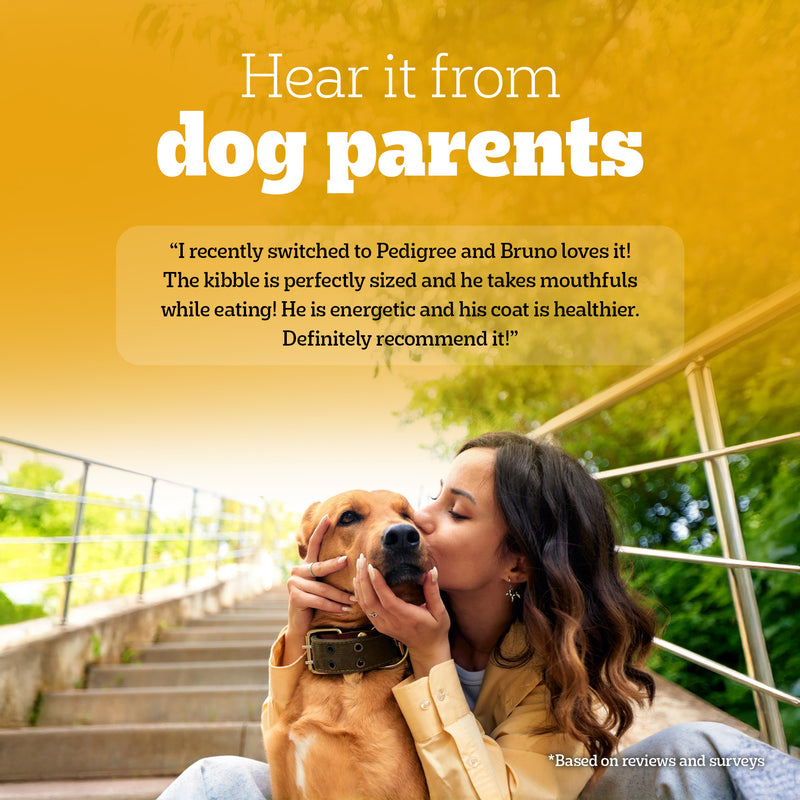 Pedigree Vegetarian Dry Food For Adult Dogs & Puppy - Heads Up For Tails