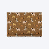 HUFT Personalised Bark & Bloom Mat For Dog & Cat - Brown - Heads Up For Tails