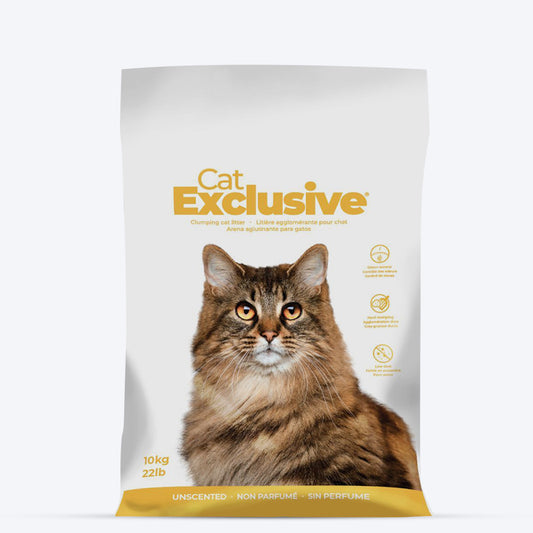Intersand Cat Exclusive Clumping Cat Litter - 10 kg - Heads Up For Tails