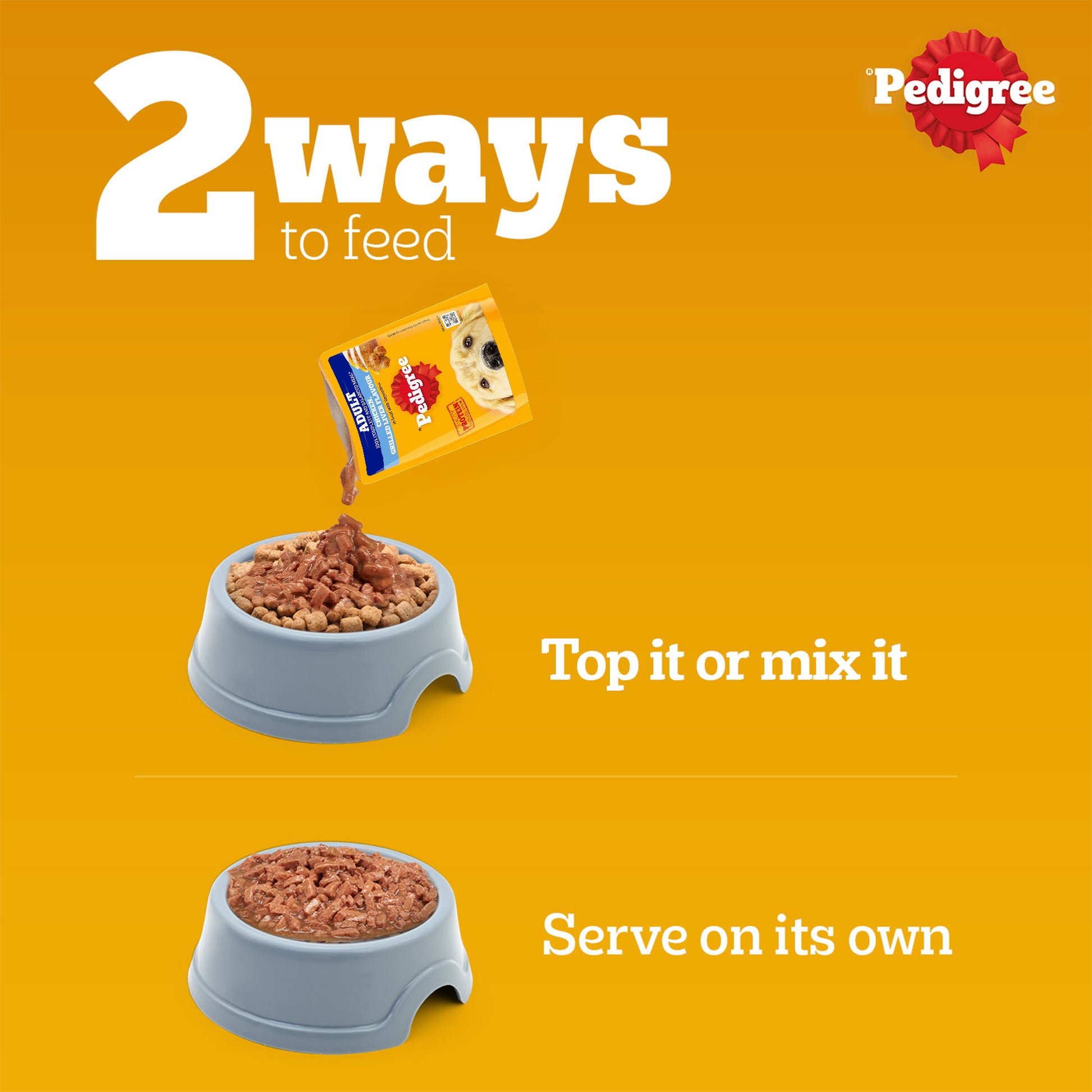 Pedigree Chicken Grilled Liver In Loaf With Vegetables Adult Dog Wet Food - 70 gm Packs - Heads Up For Tails