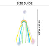 HUFT Dancing Rainbow Teaser Toy With Catnip For Cat - Multicolor - Heads Up For Tails