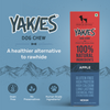 HUFT Yakies Vegetarian Natural Chew Bone - Apple - Heads Up For Tails
