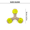 HUFT Triple Treat Chew Toy For Dog - Green - Heads Up For Tails