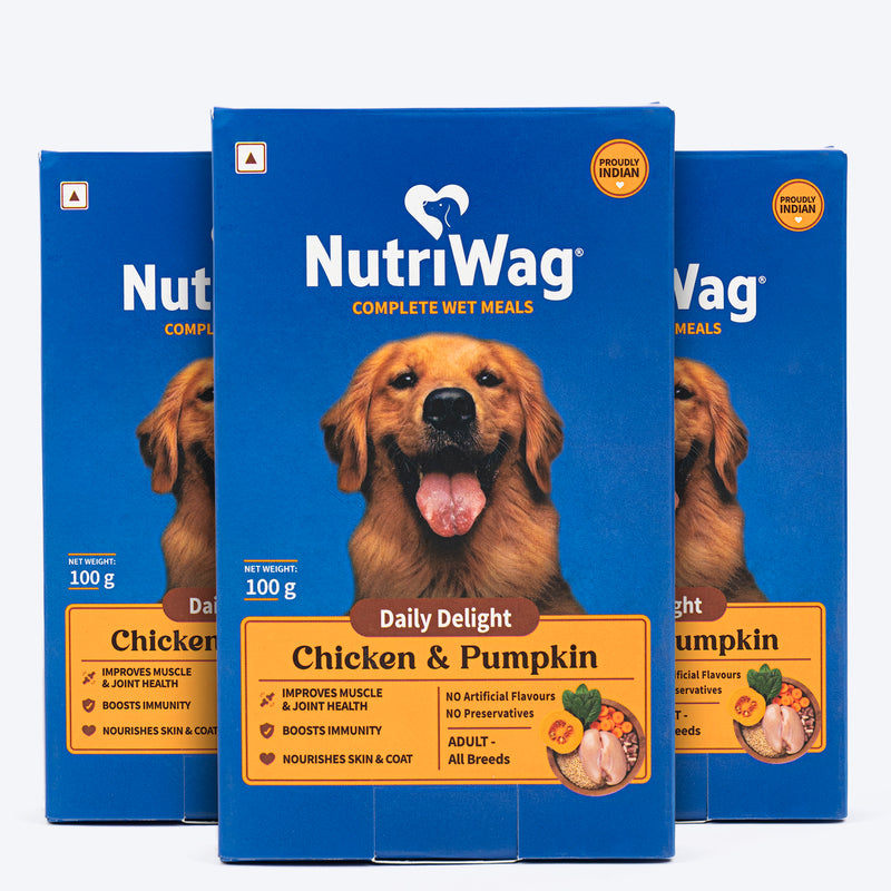 NutriWag Complete Wet Meals With Chicken, Rice & Pumpkin For Dog - Heads Up For Tails