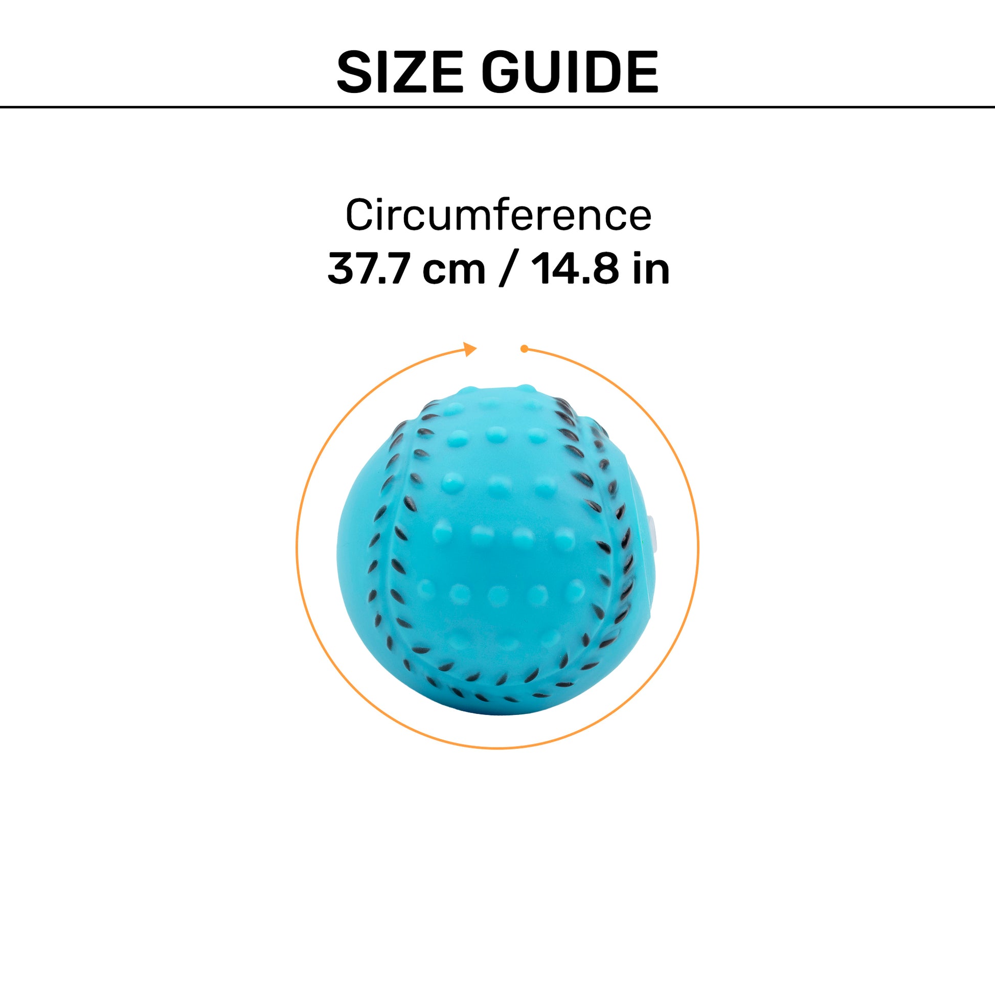 TLC Squeeshy Ball Chew Toy For Dog - Blue - Heads Up For Tails