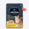 Meowsi by HUFT Chicken Breast with Quail Egg pâté Cat Wet Food, 80 gm, grain-free, with vitamins and minerals.