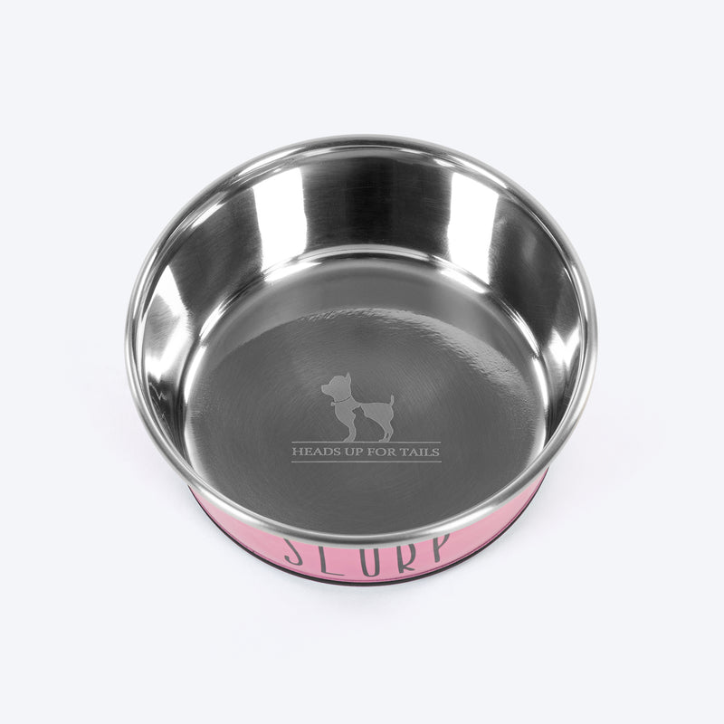 HUFT Cutest Collection Slurp Puppy Bowl - Pink - Heads Up For Tails