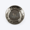HUFT Sniff N' Snack Embossed Steel Bowl For Dogs - Grey - Heads Up For Tails