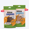 Kittos Purr-fect Fishie Munchies - Tuna & Snapper Jerkies Cat Treats Combo - Heads Up For Tails