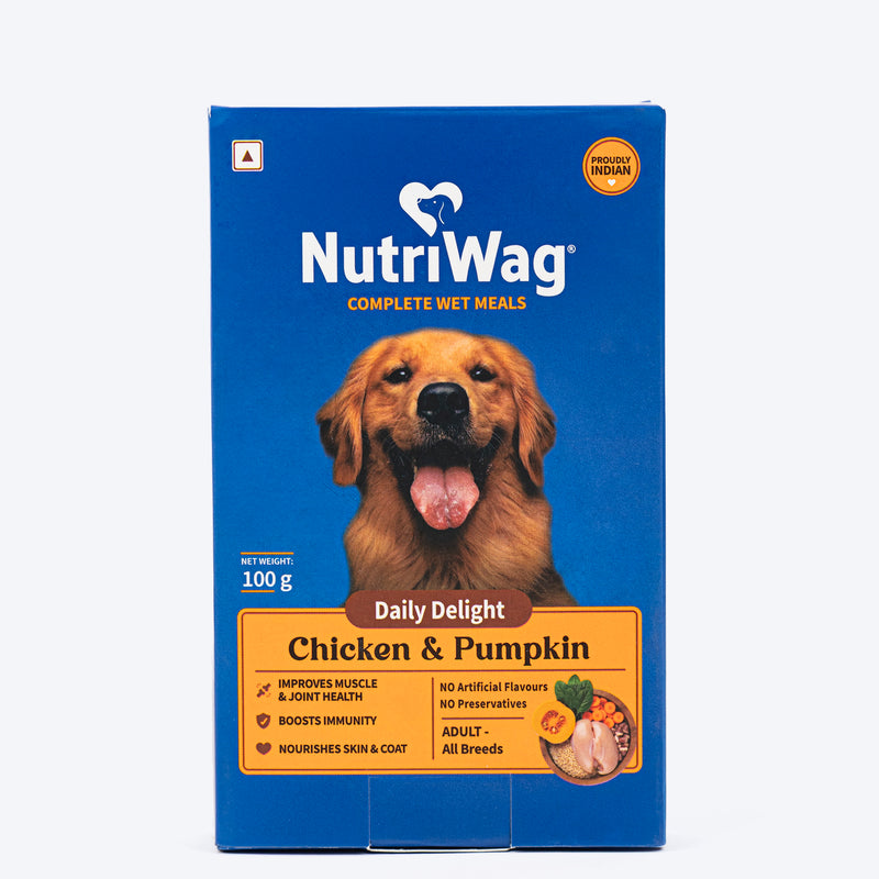 NutriWag Complete Wet Meals With Chicken, Rice & Pumpkin For Dog - Heads Up For Tails
