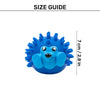 TLC Prickles Squeaky Chew Toy For Puppies & Small Dogs - Blue - Heads Up For Tails