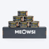 Meowsi by HUFT Chicken Breast with Quail Egg in Broth, 80 gm, grain-free, with vitamins and minerals.