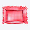 HUFT Berrylicious Lounger Bed For Dog - Red and Pink - Heads Up For Tails