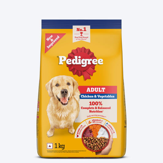 Pedigree Chicken & Vegetables Dry Food For Adult Dog