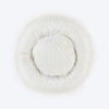 HUFT Furry Bliss Cuddle Bed For Cat & Puppy - White - Heads Up For Tails