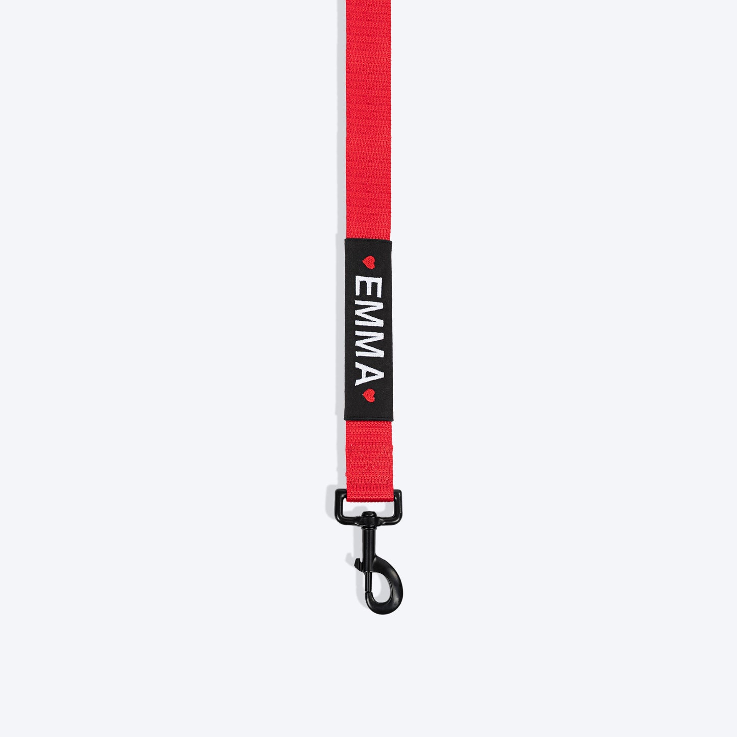 HUFT Classic Personalised Dog Leash - Cherry Red - Heads Up For Tails
