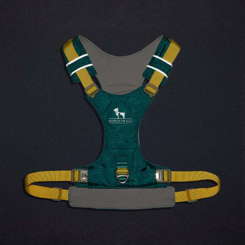 HUFT Walkmate Harness For Dog - Teal Green - Heads Up For Tails