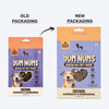 HUFT Yum Nums Senior Dog Treats Soft & Chewy Sticks Blueberries & Ashwagandha With Chicken - 70 gm - Heads Up For Tails
