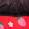 HUFT Berrylicious Lounger Bed For Dog - Red and Pink - Heads Up For Tails