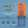 HUFT Yakies Vegetarian Natural Chew Bone - Turmeric - Heads Up For Tails