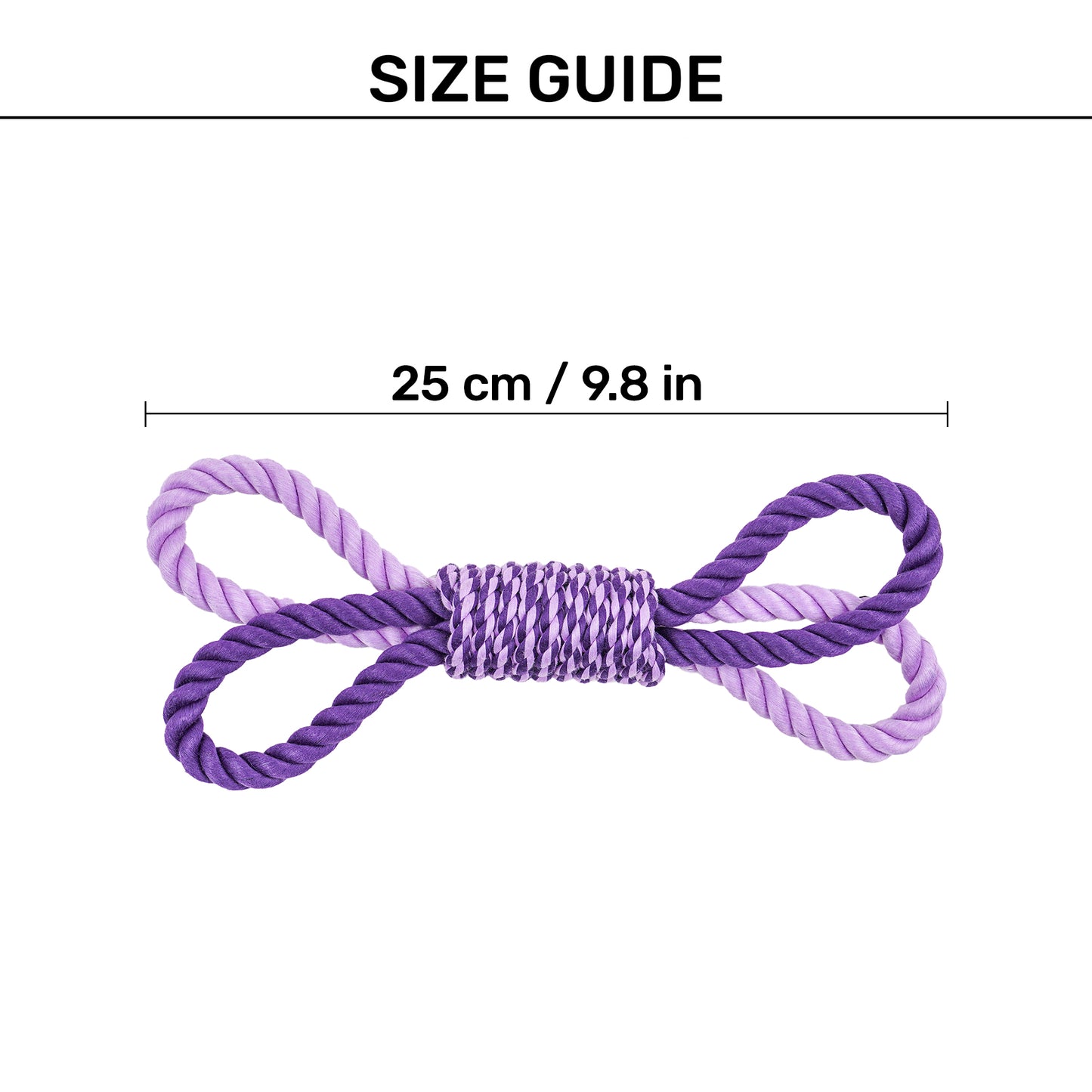 Dash Dog Lazy Loop Rope Toy For Dog - Purple_07