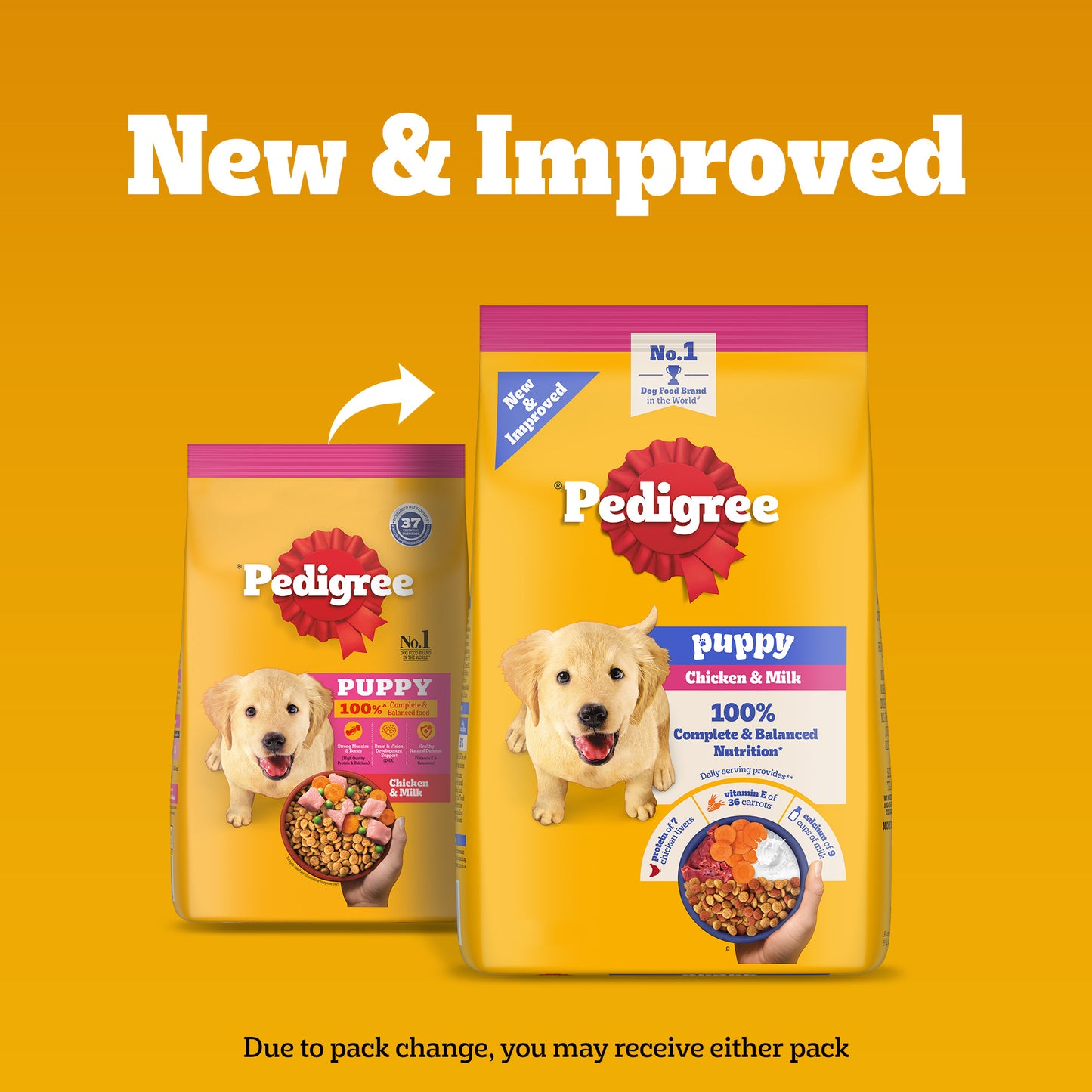 Pedigree Chicken & Milk Dry Puppy Food